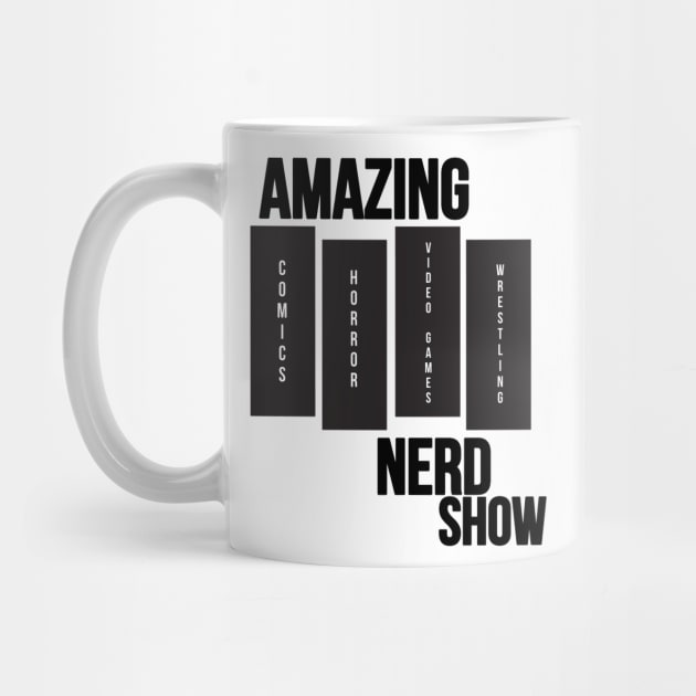 Amazing Nerd Show Black Flag Logo by The Amazing Nerd Show 